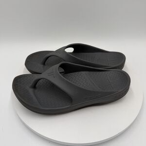 TELIC Energy Flip Flop Recovery Comfort Arch Support Gray Shoe Size L (M10/W11)